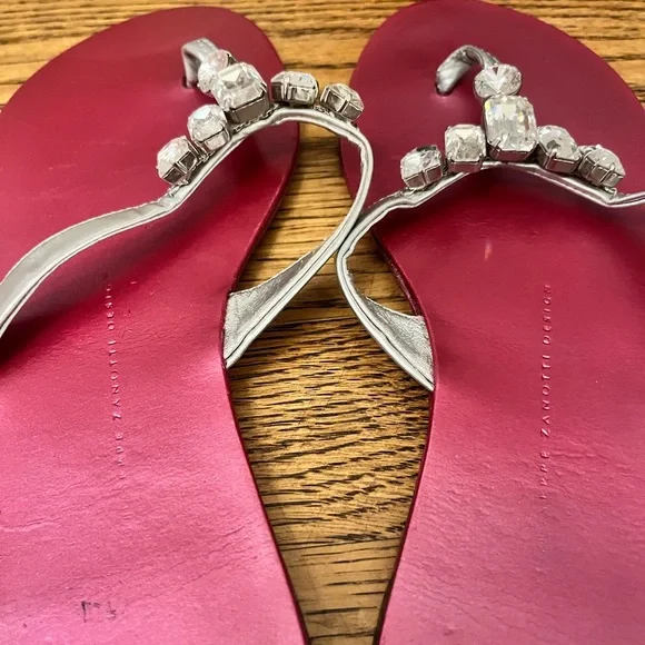 Crystals Giuseppe Zanotti Sandals Pink - Picture 9 of 14